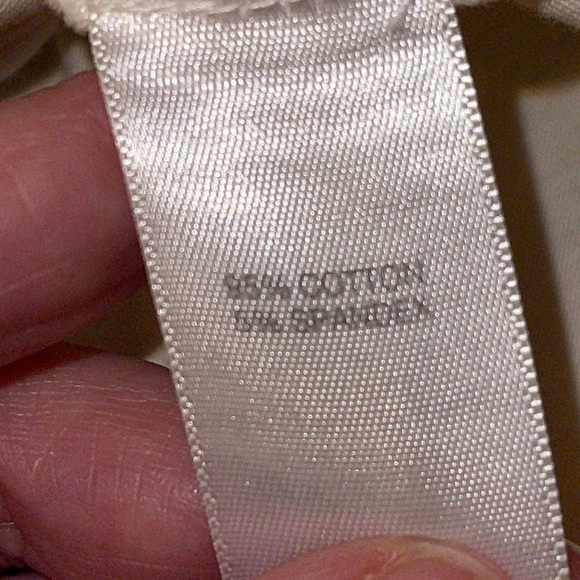 J. Jill Cream long sleeve button down cotton blouse Sz. XS - Picture 11 of 16